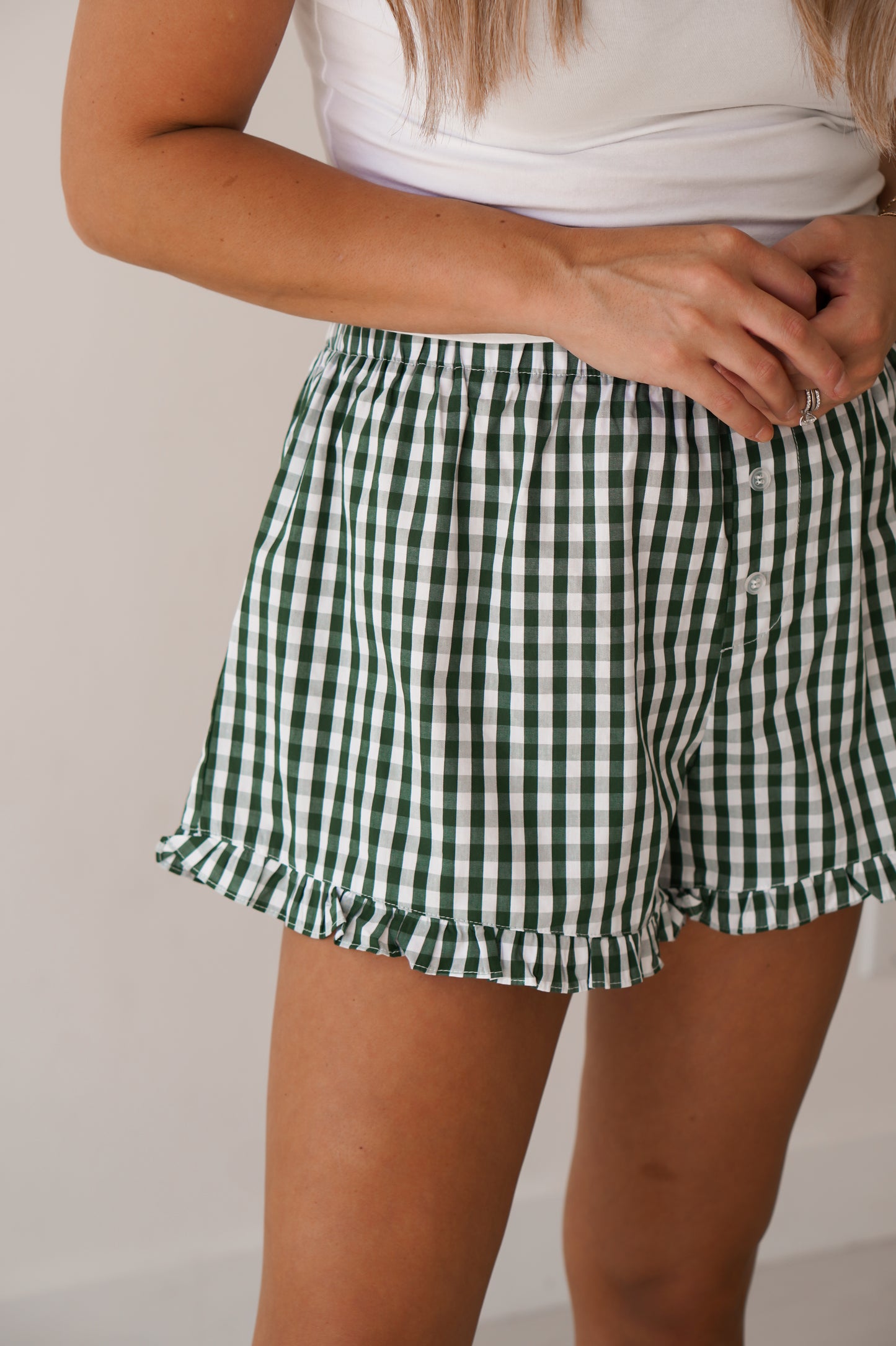 Gingham Groove Shorts
