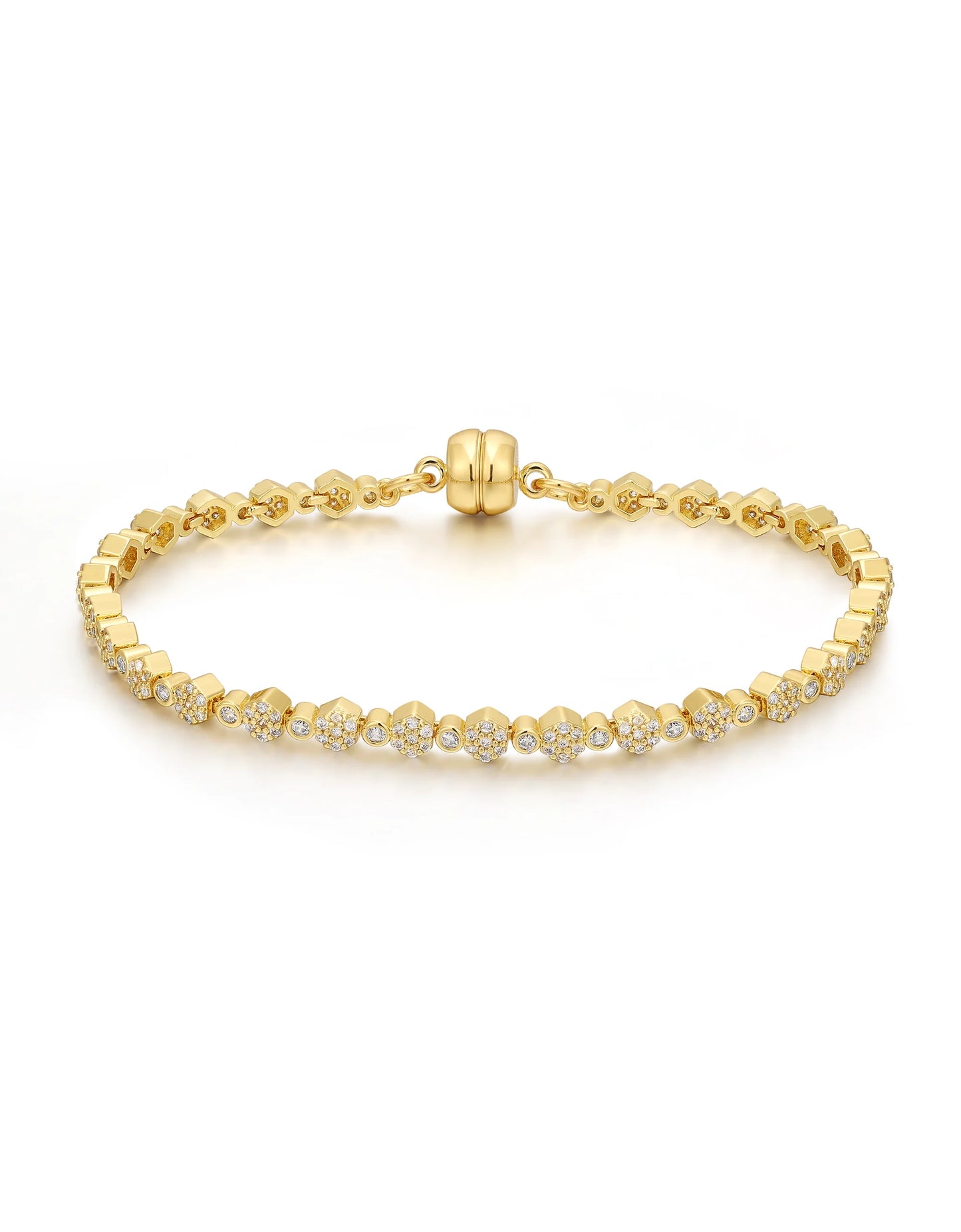 Hex Pave Bracelet
