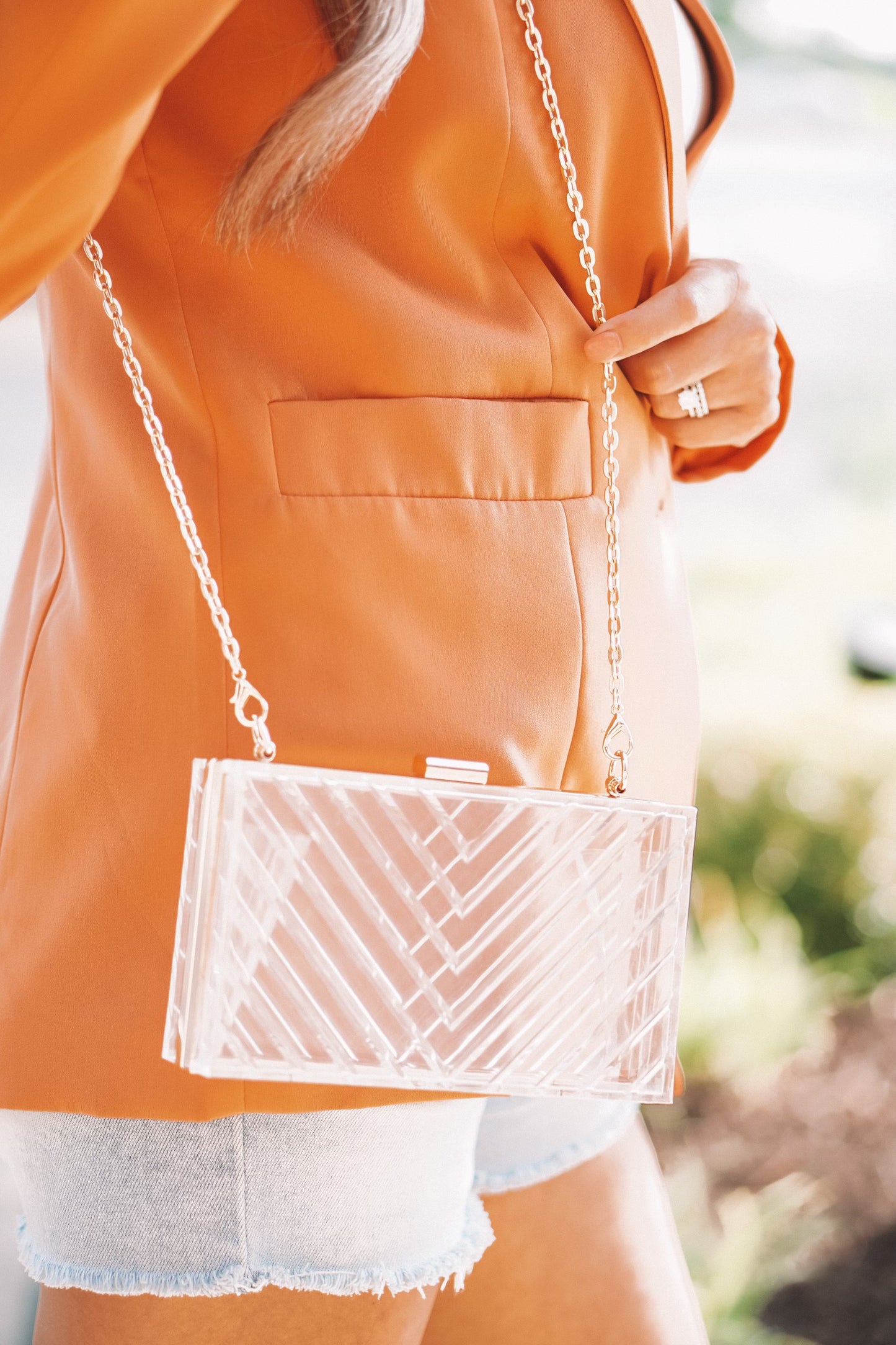 Clear Clutch Small