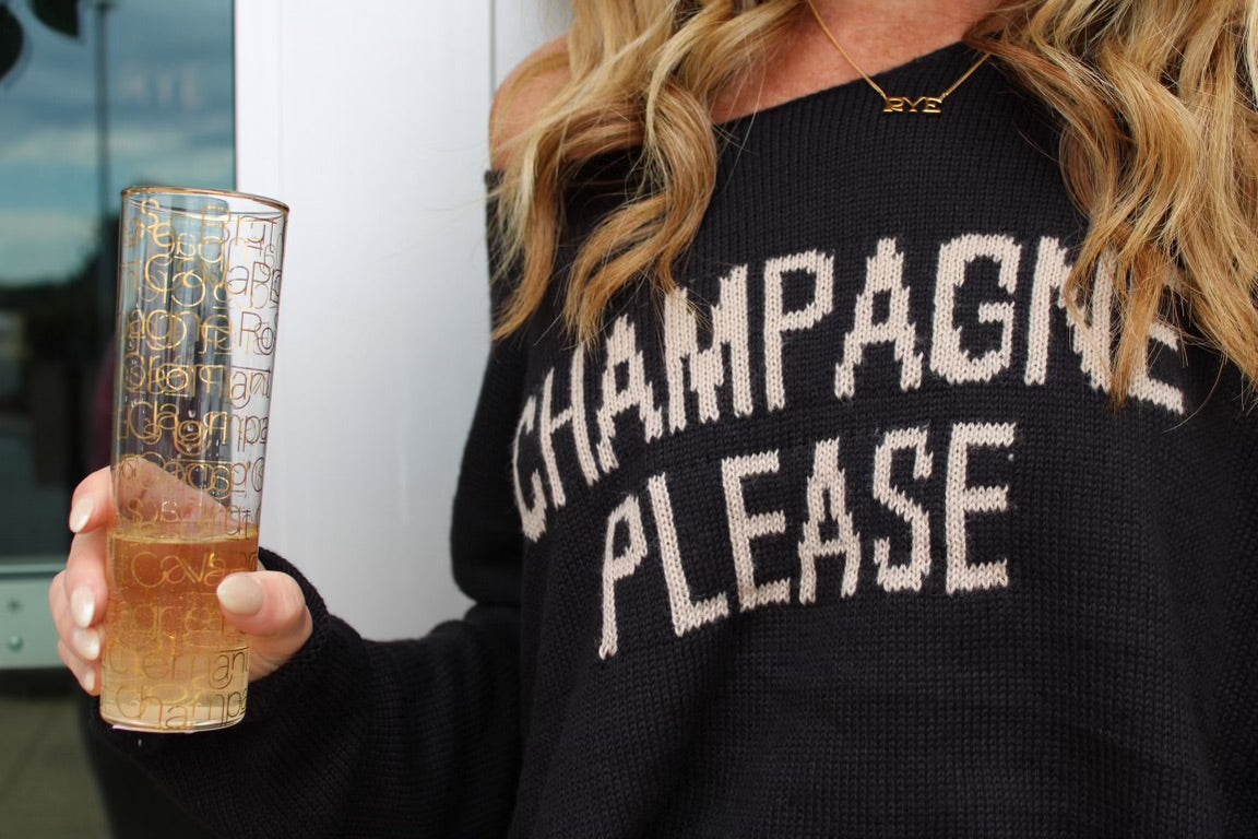 Champagne Please Sweater