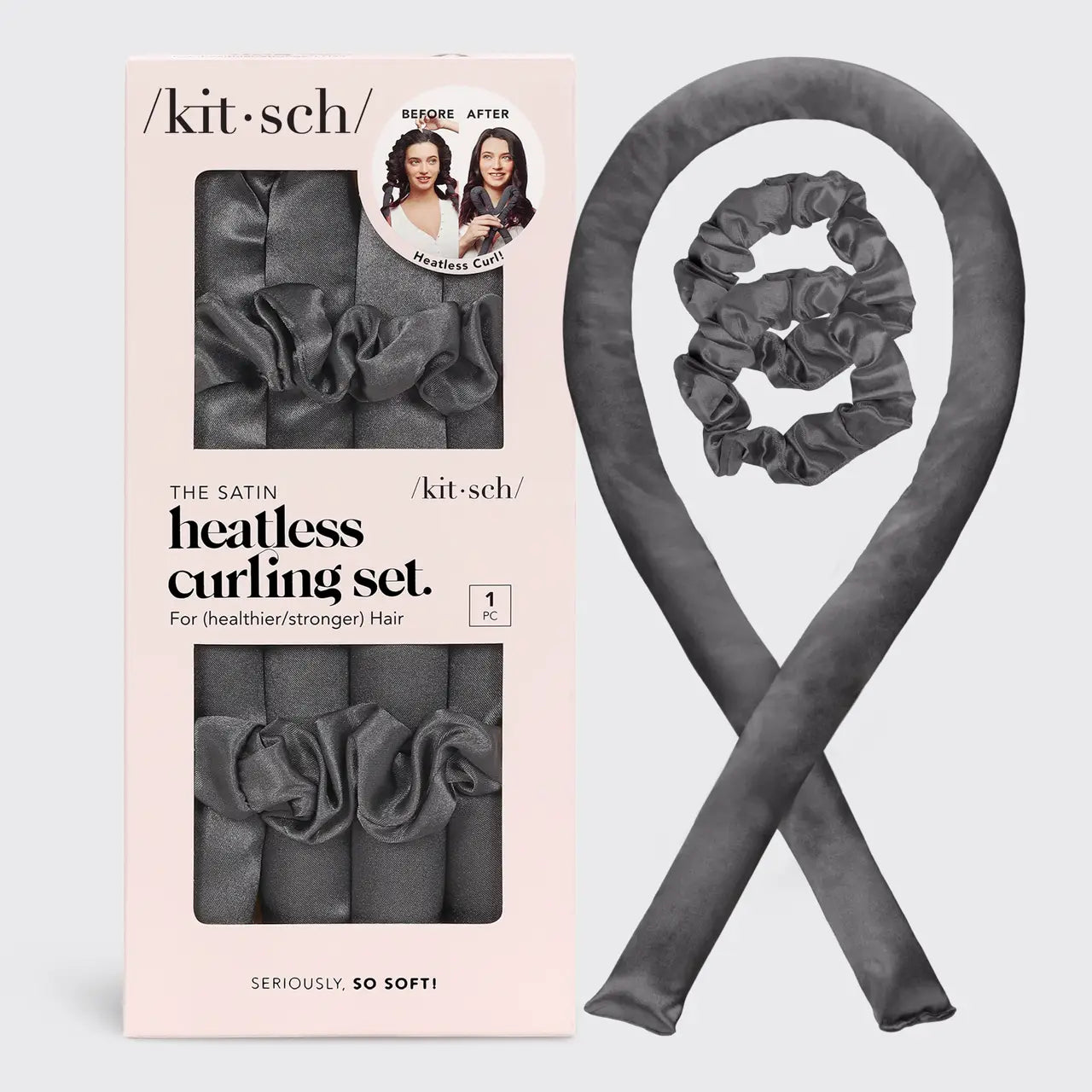 Kitsch Curling Set Charcoal