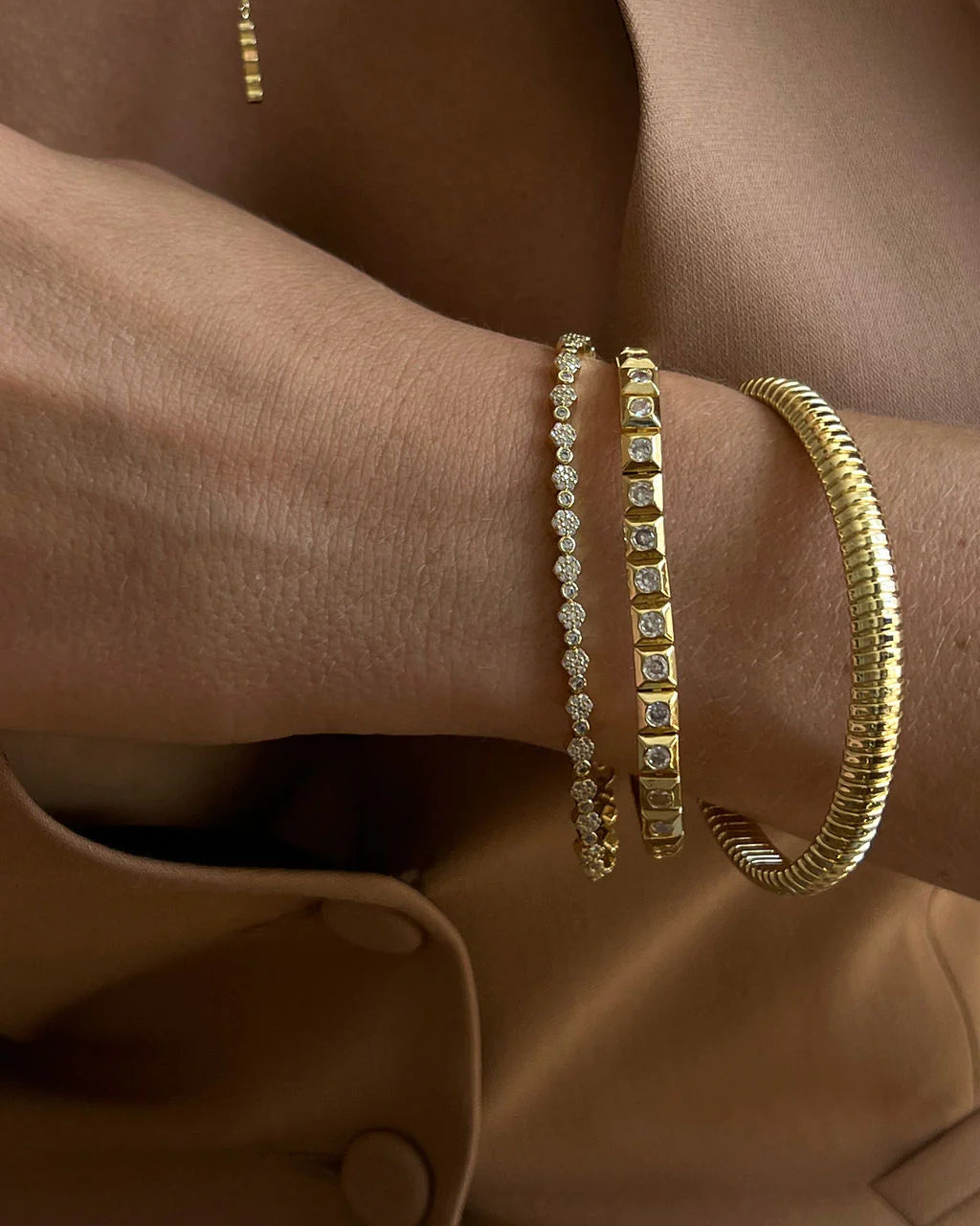 Hex Pave Bracelet