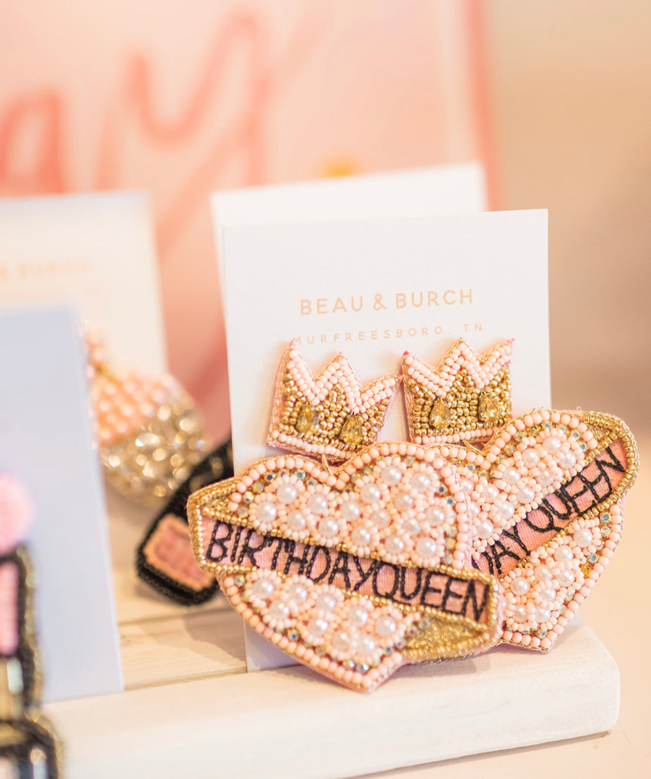 Birthday Queen Earrings