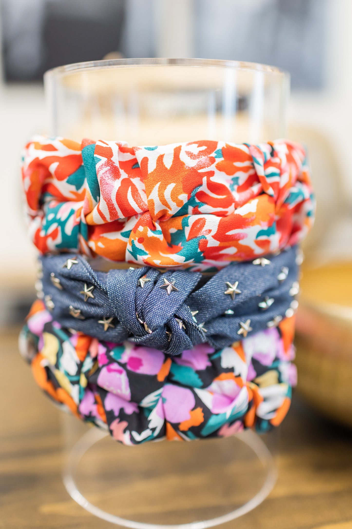Floral Ruffle Headbands
