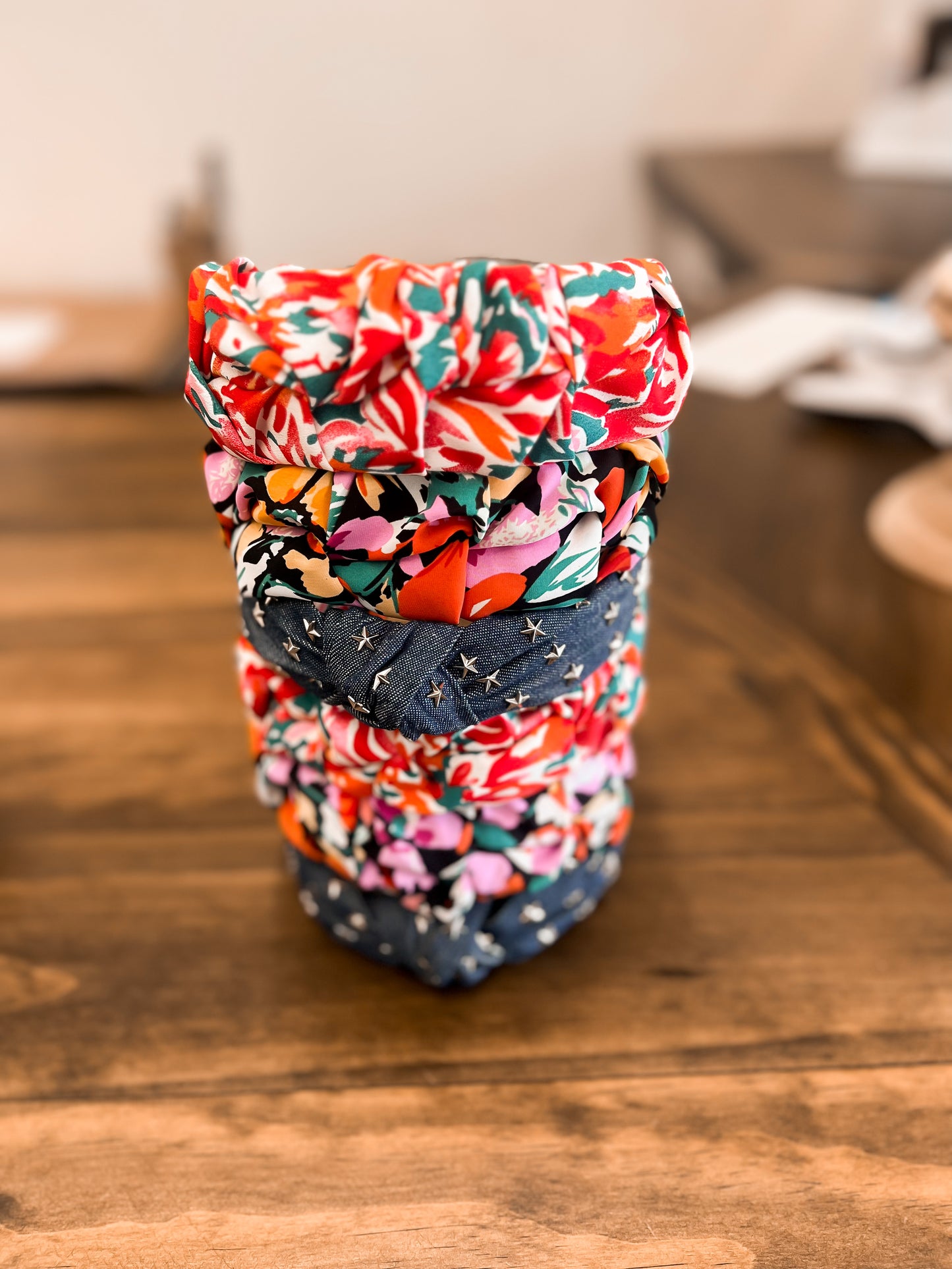 Floral Ruffle Headbands