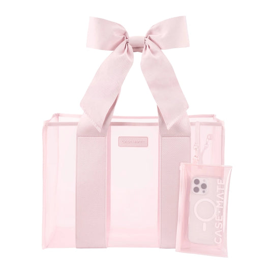 Special Edition Bow Beach Tote with Phone Pouch