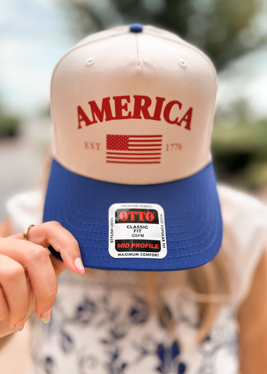 America Canvas Hat