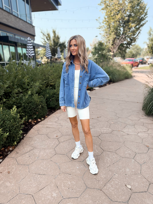 Goodbye Yesterday Denim Shirt