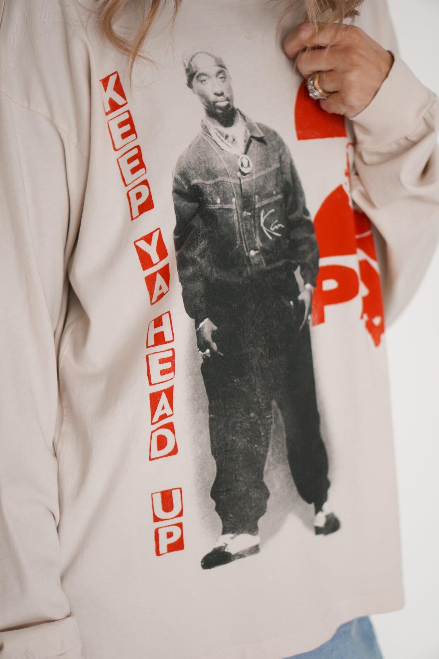 DAYDREAMER Tupac Keep Ya Head Up Long Sleeve