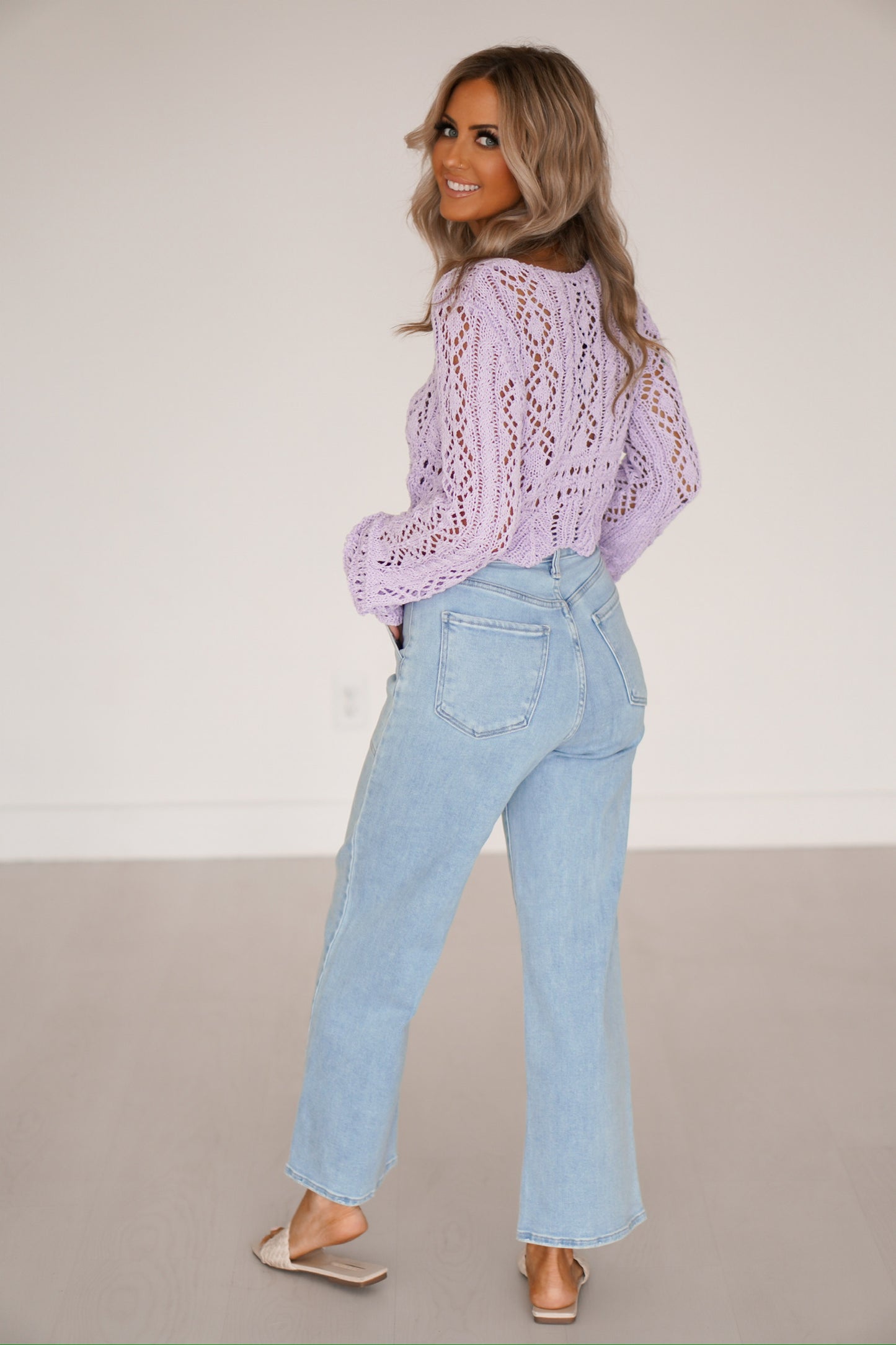 Lavender Haze Crochet Top