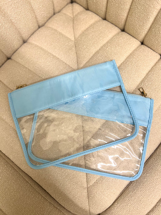 Blue Clear Bags