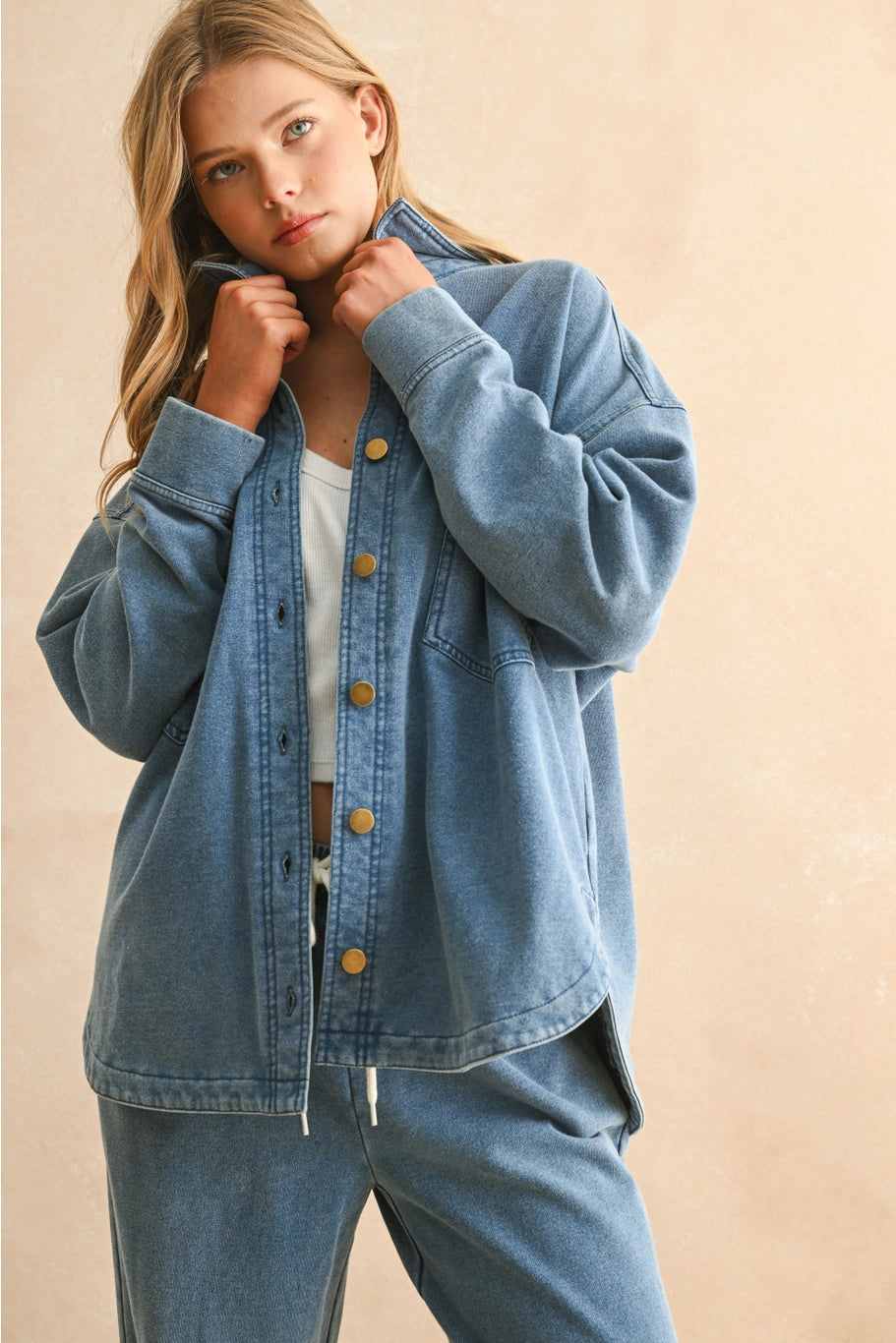 Goodbye Yesterday Denim Shirt